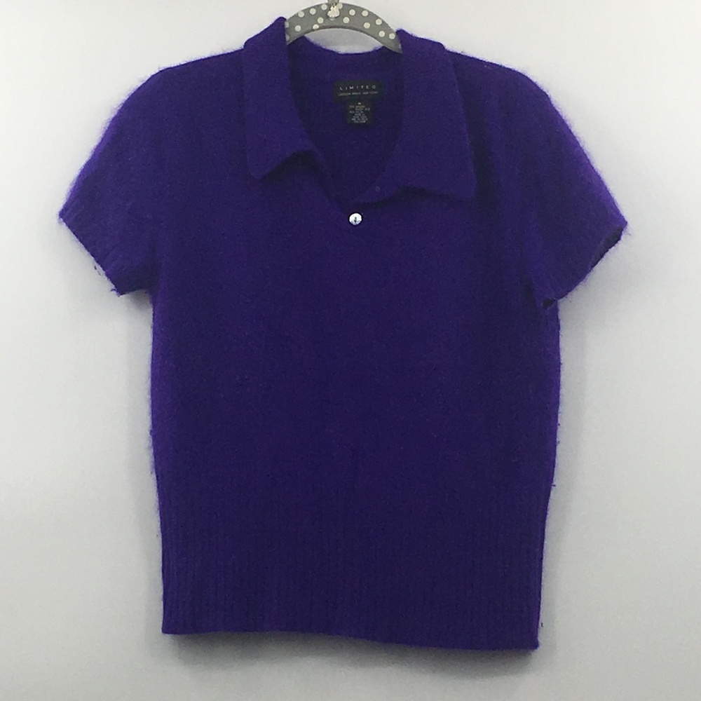 LIMITED Purple Angora Blend Sweater